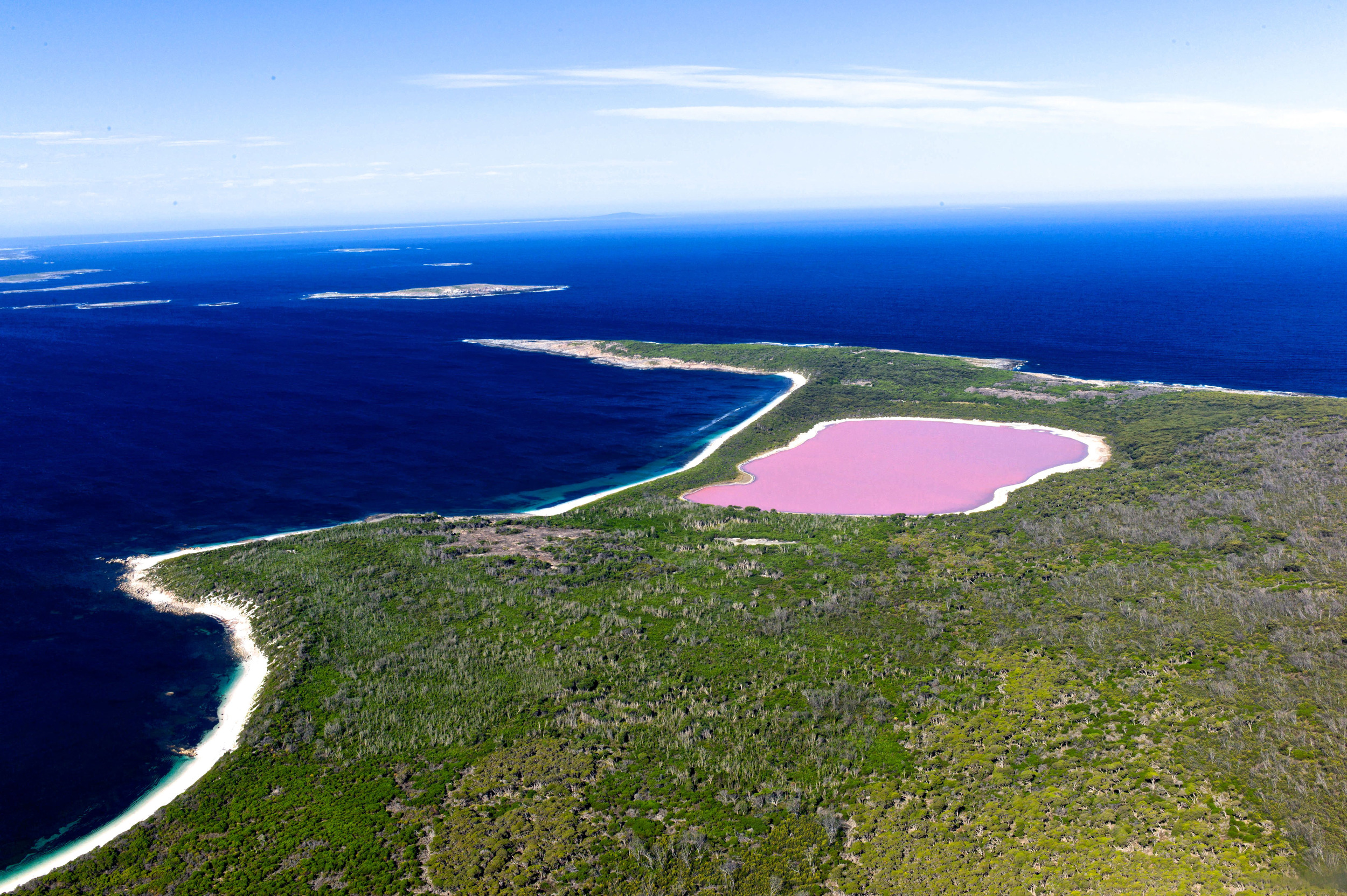 Озеро хиллер австралия. Озеро Хильер в Австралии. Озеро Хиллер, Западная Австралия. Озеро Хиллер (остров Миддл). Розовое озеро Хиллер Австралия.