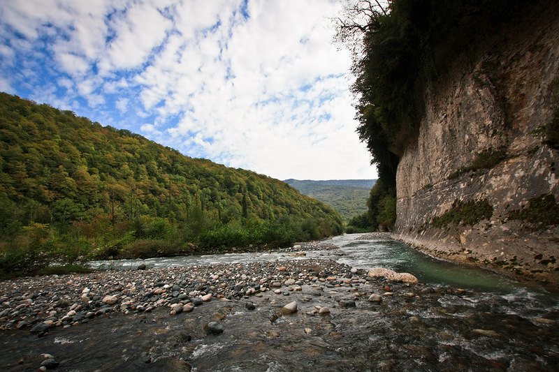 Дорогами Абхазии: Шакуранские водопады и озеро Амткел