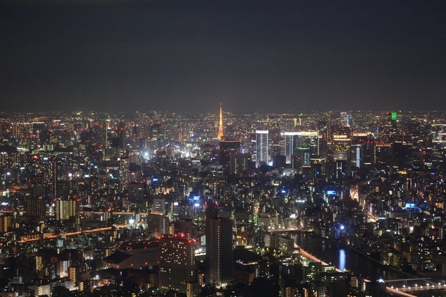 Вид с Телевизионной башни в Токио. Фото: blog.study-japan-guide.com